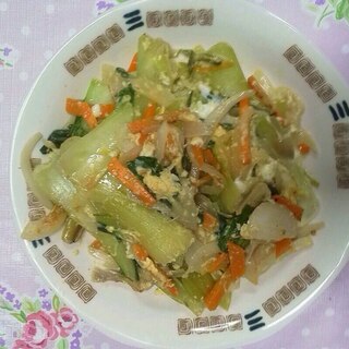 《野菜炒め》青梗菜